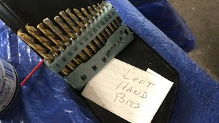 why use LEFT HAND “drill bits” (extracting broken bolts)