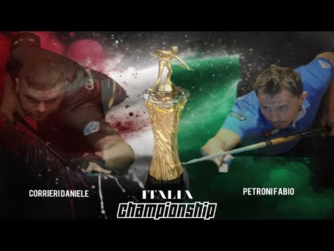 CORRIERI DANIELE VS PETRONI FABIO Finale Campionato Italiano Pool ...