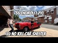 Check Out This '55 Chevrolet 210 @ No Kill Car Shelter : “Shiny Paint Causes Stress”