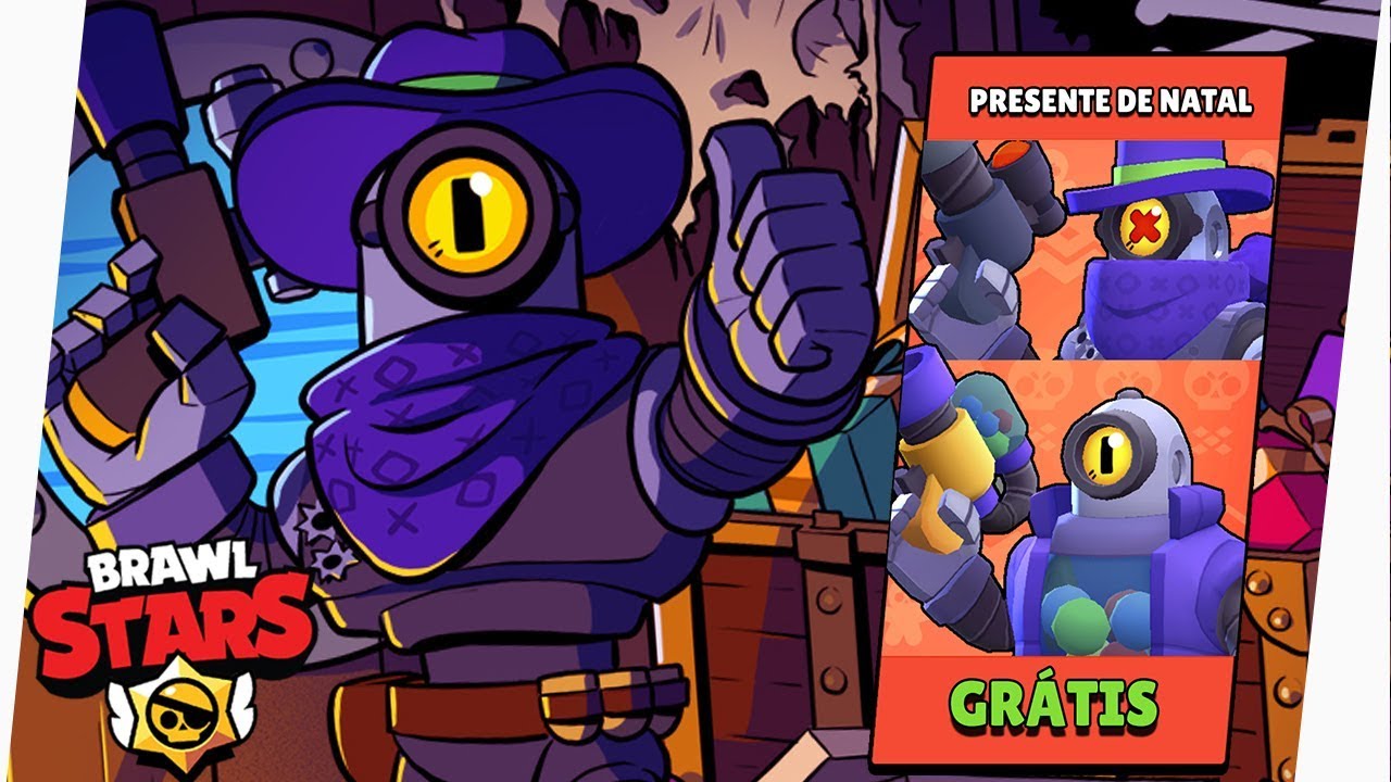 PRESENTÃO DA SUPERCELL! BRAWLER E SKIN DE GRAÇA NO BRAWL STARS - YouTube