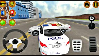 Real Police Car Simulator #10 Gerçek polis arabası oyunu - araba oyunu izle polis telsiz siren sesi