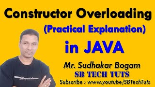 Constructor Overloading in Java with Practical (Complete Explanation) | Java Programming
