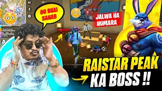 Raistar New Peak Ka BOSS is Back Squad Gameplay - Free Fire Max