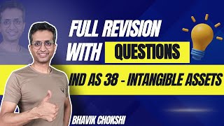 IND AS 38 Intangible Assets | FULL REVISION with IMPORTANT QUESTIONS | CA Final FR