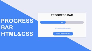 Progress Bar Using HTML, CSS & JAVASCRIPT