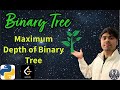 LeetCode 104 | Maximum Depth of Binary Tree | Python Solution Explained | AlgoYogi