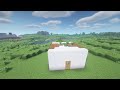 minecraft モダンな豆腐建築の作り方 チュートリアル【マインクラフト】【マイクラ 建築】