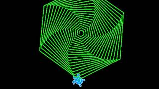 Tiny BASIC v3 Turtle Graphics Spiral6