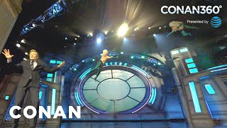 CONAN360°: Watch 360° Of Aquaman Spawning On Stage | CONAN on TBS