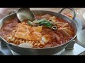 행복이 보글보글, 부대찌개  Korean Sausage Stew l Army base stew l Budae-Jjigae [우리의식탁]