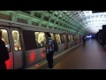 DC Metro (WMATA): Wiehle Reston bound 6 cars Silver Line train at Foggy Bottom - GWU