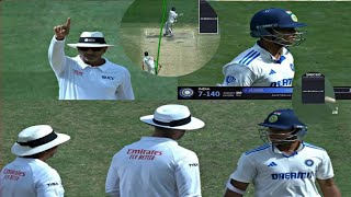 Huge Dream Yashasvi Jaiswal Given Out By Third Umpire 😱|India vs Australia 4th test Day 5 Highlights