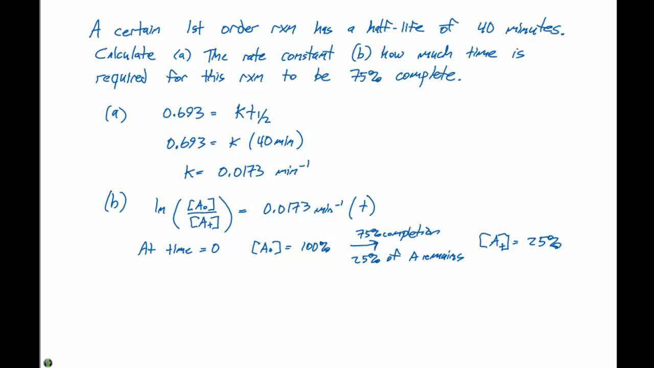 Half Life Problems - Controllimfa