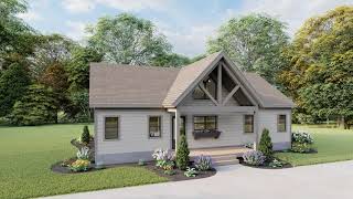 COTTAGE HOUSE PLAN 940-00077 With INTERIOR