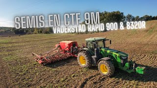 Ep.2 Semis de CIVE avec un John Deere 8320R \u0026 Vaderstad Spirit 900 | CTF 9m