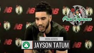 Jayson Tatum Reacts to Kyrie Irving Boston Racism Comments