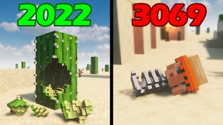 minecraft in 2022 vs 3069 compilation