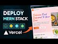How to Deploy MERN Stack Project on Vercel | Host Full Stack Frontend and Backend Free 🔥