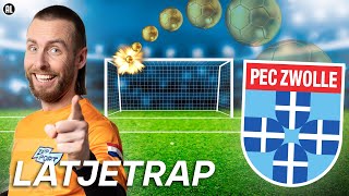 Kan PEC Zwolle de lat raken?⚽️ | Zappsport Latjetrap #6