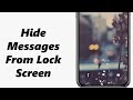How To Completely Hide Text Messages From Lock Screen On iPhone