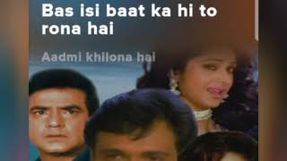 Aadmi Khilona Hai - one. (song) [From"Aadmi Khilona Hai]||#Song ||#Music ||#Entertainment ||#love ||