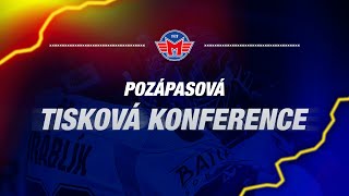 Pozáposová tisková konference Banes Motor České Budějovice - HC Oceláři Třinec