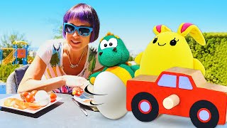 Mommy for Lucky! NEW VIDEO. Cooking toy food \u0026 feeding toys for kids. Family fun video for kids