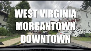 Driving Tour West Virginia Morgantown Downtown Cow Themed House Looks Pretty Cool