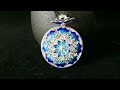 999 sterling silver pendant for women cloisonne enamel jewelry handmade miao silver