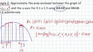 Calculus: Rectangular Approximation Method Part 3
