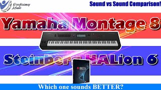 Yamaha MONTAGE 8 vs Steinberg HALion 6: Sound vs Sound COMPARISON!