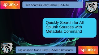 Splunk Tutorial | Quickly Search All Sources #FADS