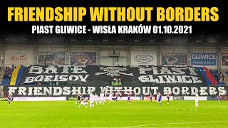 BATE\u0026PIAST - oprawa podczas meczu Piast Gliwice - Wisła Kraków 01.10.2021