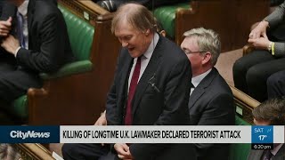 Killing of longtime U.K. lawmaker declared terrorist attack