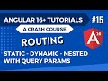 Angular 16 Tutorial - Routing with Dynamic and Nested Routes #15