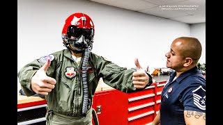 Thunderbird for a Day with Alex Kowtun - Part 3: Flight Suit and Helmet Fitting