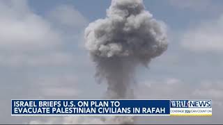Israel briefs US on plan to evacuate Palestinian civilians ahead of potential operation in Gaza