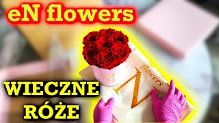 eN flowers | FLOWER BOX | Eternal ROSE * WIECZNA RÓŻA | RED * CZERWONE | ASMR