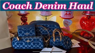 COACH DENIM CHERRY COLLECTION 2025 HAUL