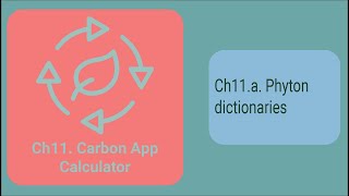 Chapter 11.a. Python dictionaries
