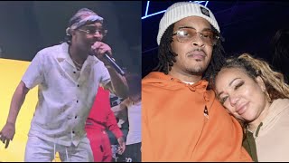 T.I. Jump Off Stage to Confront Man Harassing His Wife Tiny