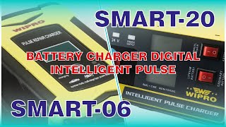 BATTERY CHARGER DIGITAL INTELLIGENT PULSE ( SMART-06 \u0026 SMART-20 ) | WIPRO