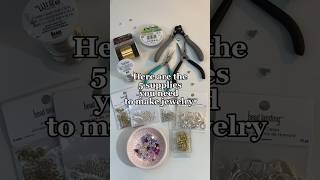 The 5 Supplies you need for Making Jewelry 🤍 diy beaded jewelry materials tutori