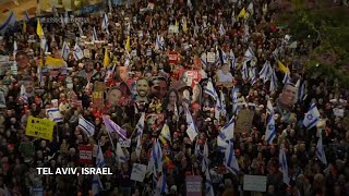 Anti-government protest held in Tel Aviv with ceasefire due to start on Sunday