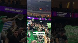 Impossible NOT to REACH the FINALS with FANS like THIS | Panathinaikos | EuroLegaue Final Four