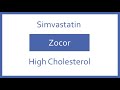 Simvastatin Pronunciation - Generic Name, Brand, Indication (Top 200 Drugs) PTCB NCLEX Test Prep