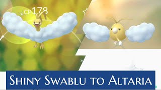 [ShinySeries] Compare \u0026 Evolve Shiny Swablu to Altaria