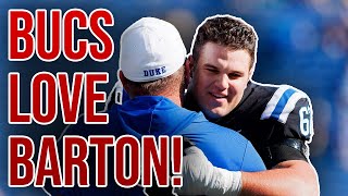 Why The Tampa Bay Buccaneers LOVE C Graham Barton On Their O-Line!