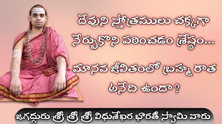 స్తోత్రములు నేర్చుకొని పఠించడం శ్రేష్ఠం|బ్రహ్మరాత అనేది ఉందా|Jagadguru Sri Sri Vidhusekhara Bharathi