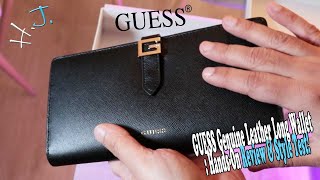 GUESS Genuine Leather Long Wallet